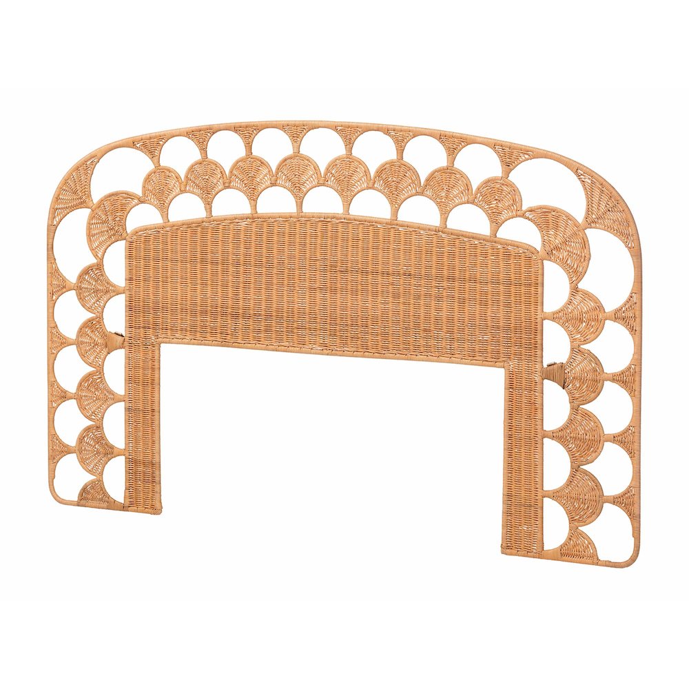 Felician Natural Rattan Standalone Headboard, King. Picture 1