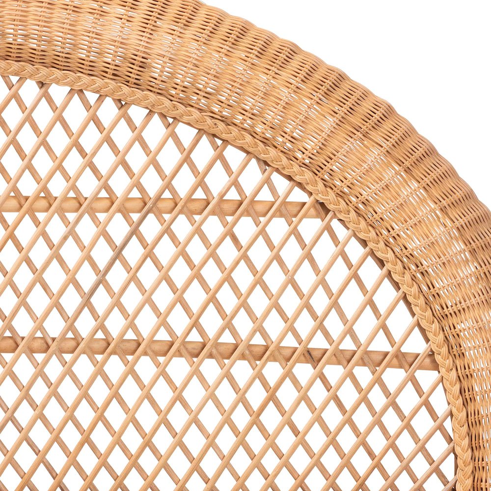 Harini Natural Rattan Standalone Headboard, Queen. Picture 4