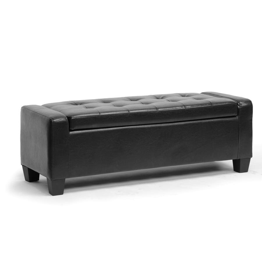 Black Ottoman. Picture 1