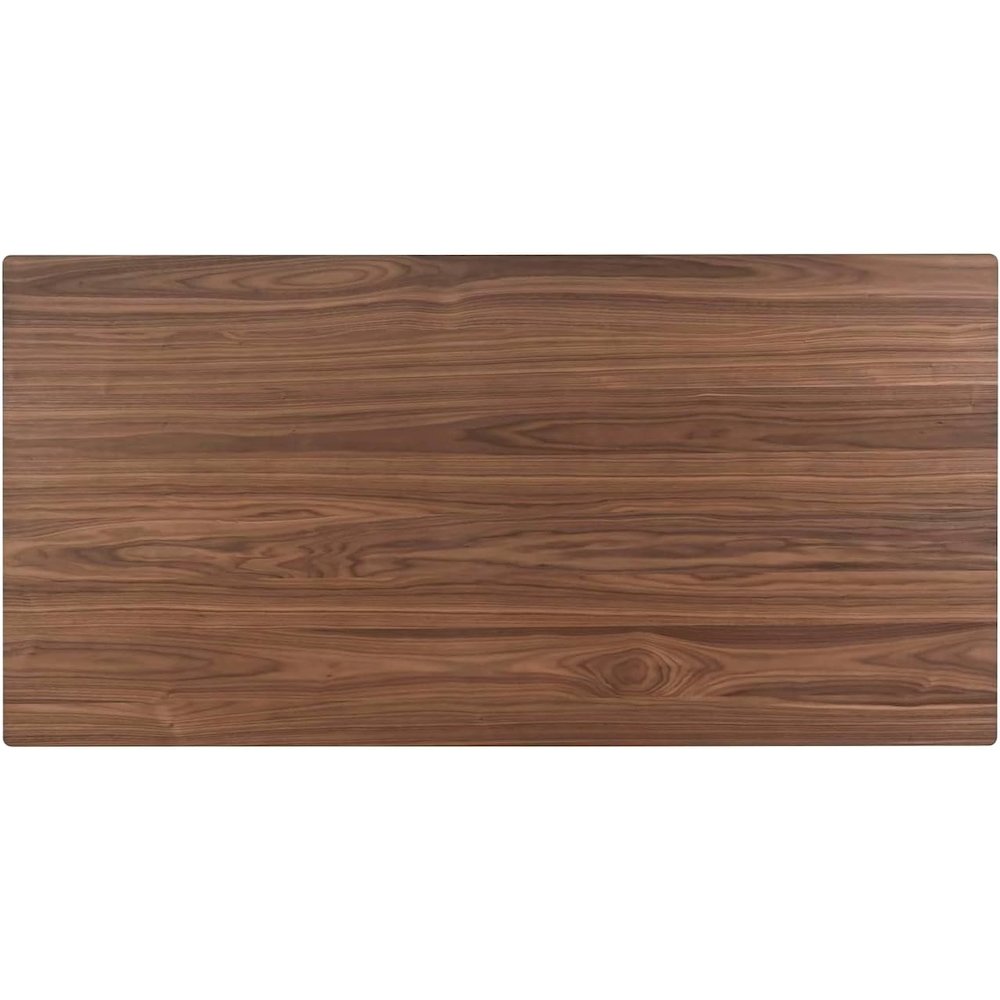 Thea Wood 70" Rectangular Dining Table, Walnut. Picture 5