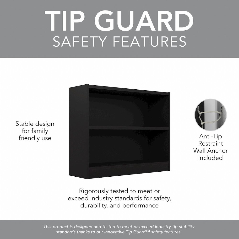 Universal Small 2 Shelf Bookcase. Picture 7