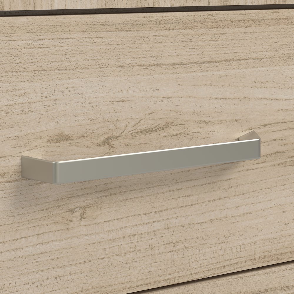 Vista 60W Desk with Splayed Metal Legs, Lateral File Cabinet, and Bookcase. Picture 7