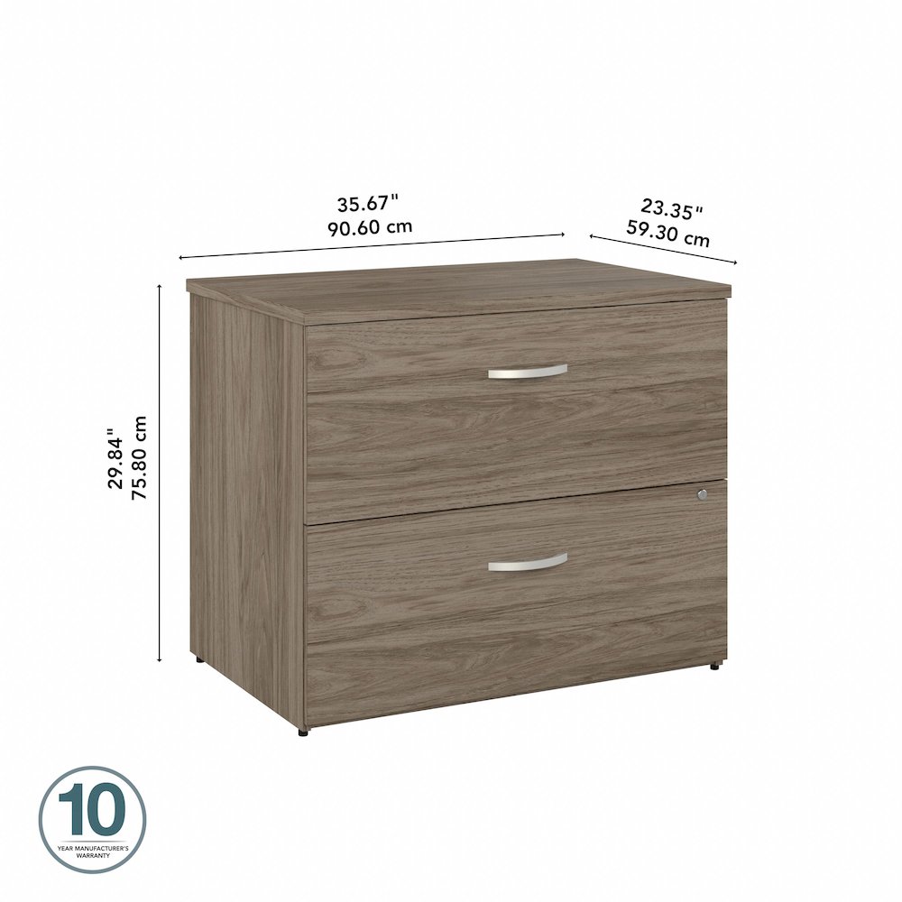 Hybrid 2 Drawer Lateral File Cabinet - Assembled. Picture 7
