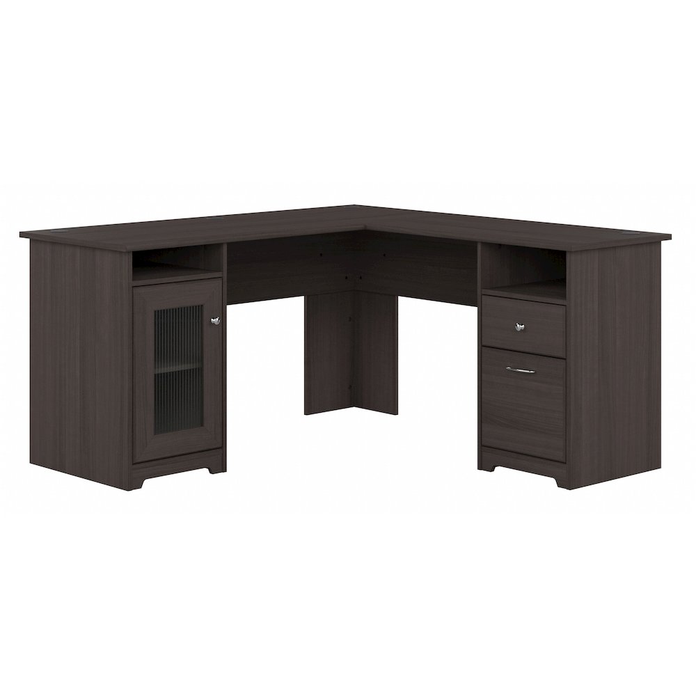 Cabot 60W L Shaped Computer Desk with Storage. Picture 1