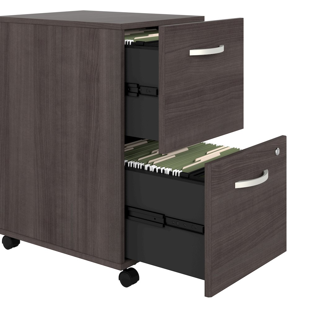 Studio A 2 Drawer Mobile File Cabinet - Assembled. Picture 3