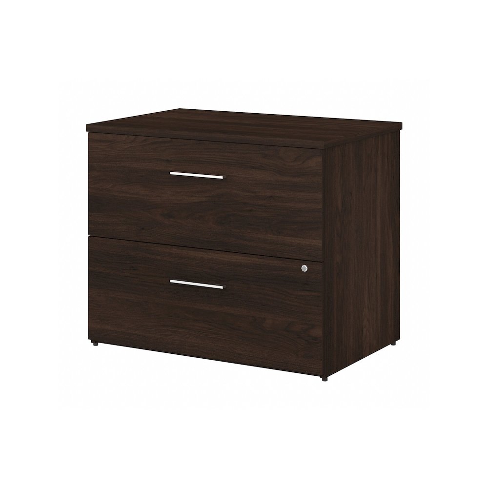 Office 500 36W 2 Drawer Lateral File Cabinet - Assembled. Picture 1