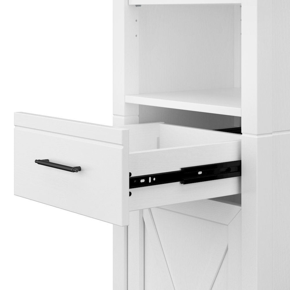 Key West 48W Double Vanity Set with Sinks, Medicine Cabinets and Linen Tower. Picture 6