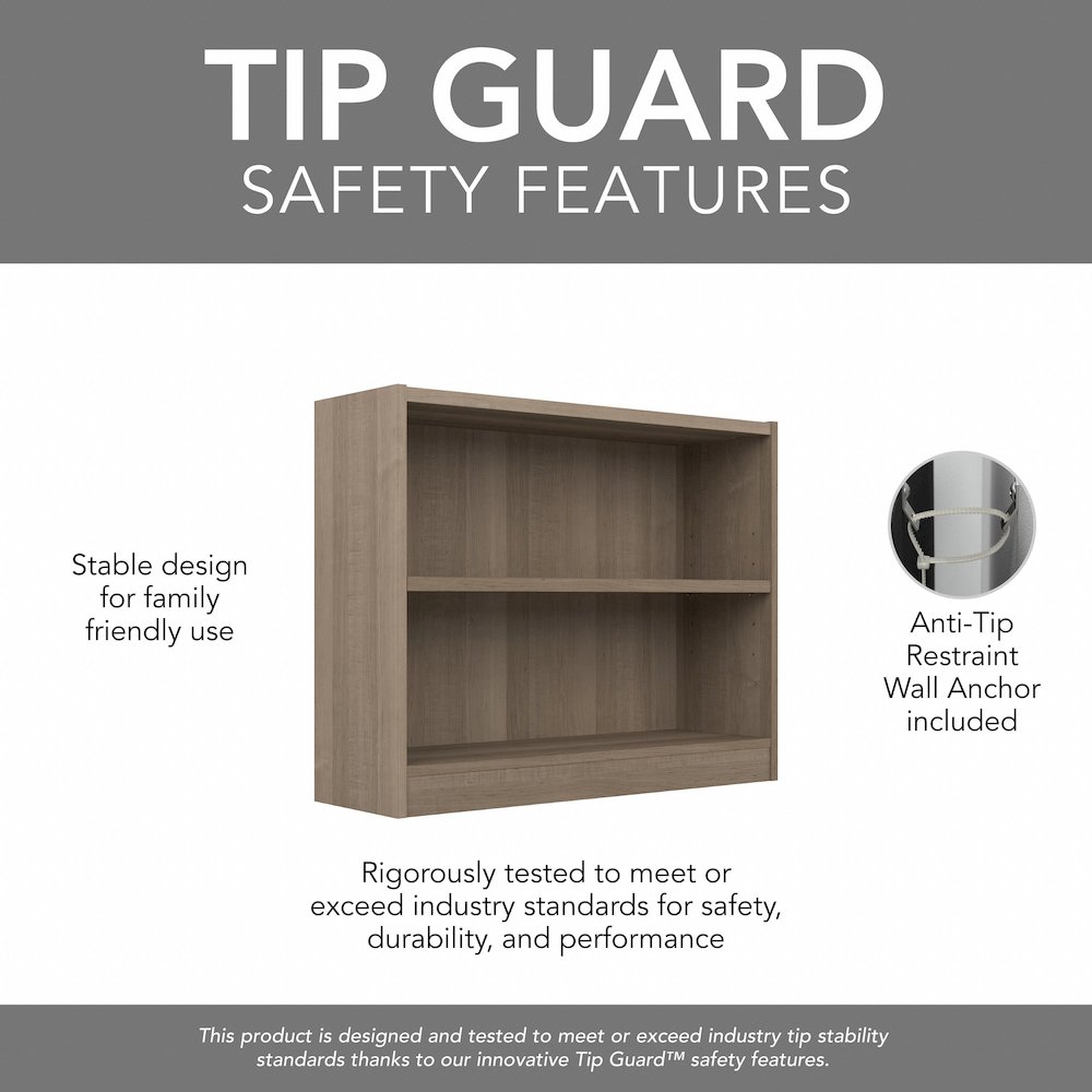 Universal Small 2 Shelf Bookcase. Picture 7