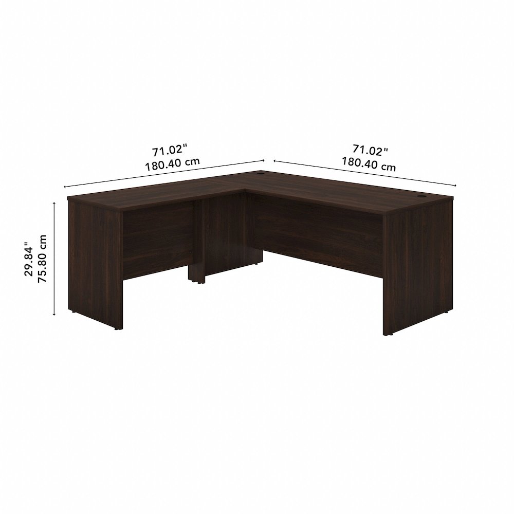 Studio C 72W x 30D L Shaped Desk with 42W Return. Picture 9