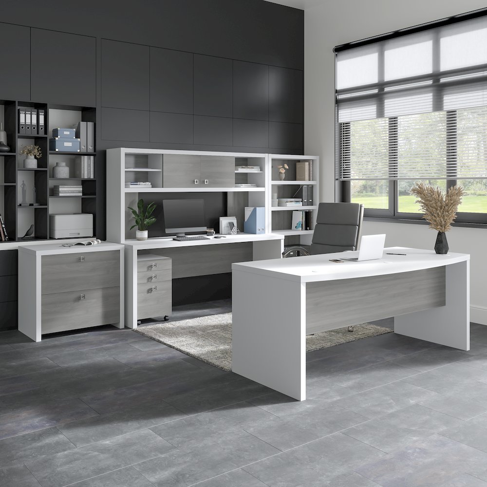 Echo 72W L Shaped Computer Desk. Picture 3