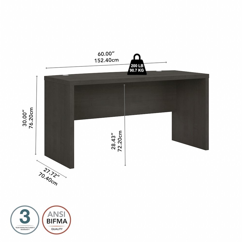 Echo 60W Bow Front Desk. Picture 7