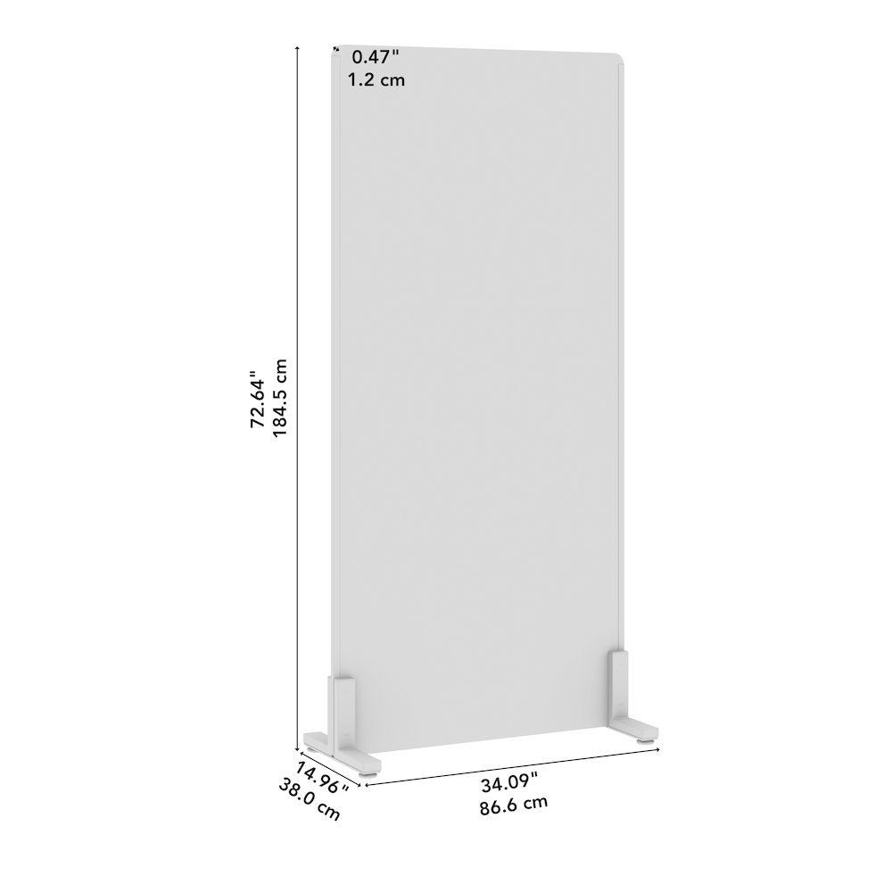 34W x 72H Freestanding Privacy Screen. Picture 6