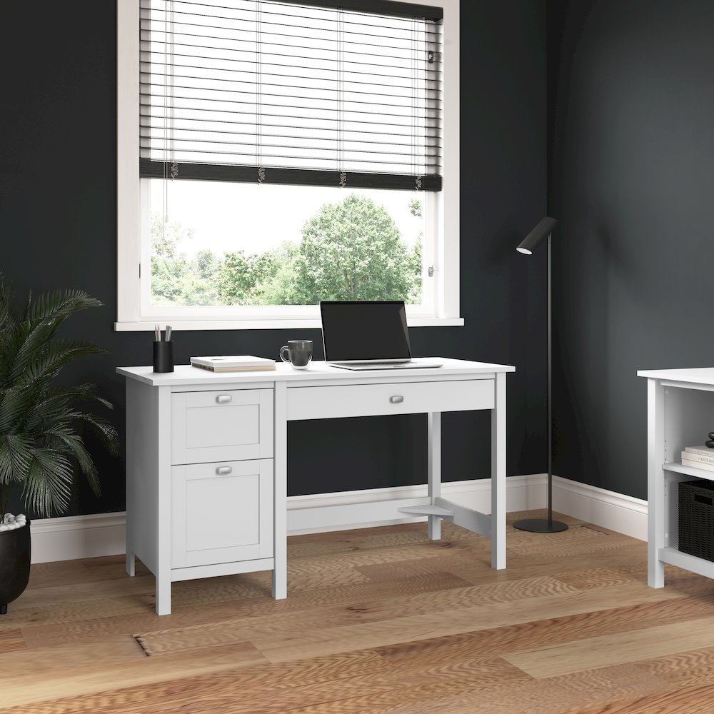 Broadview 54W Computer Desk with Drawers. Picture 2