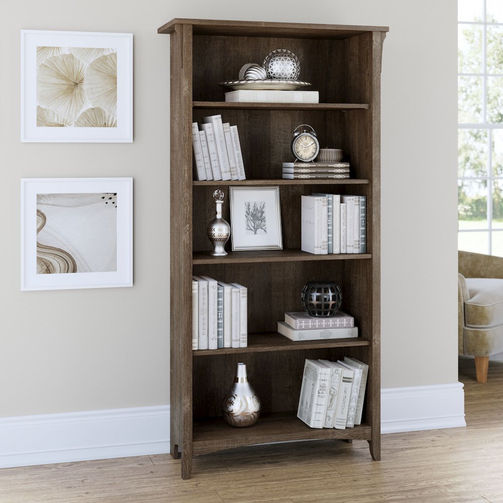 Salinas Tall 5 Shelf Bookcase. Picture 2