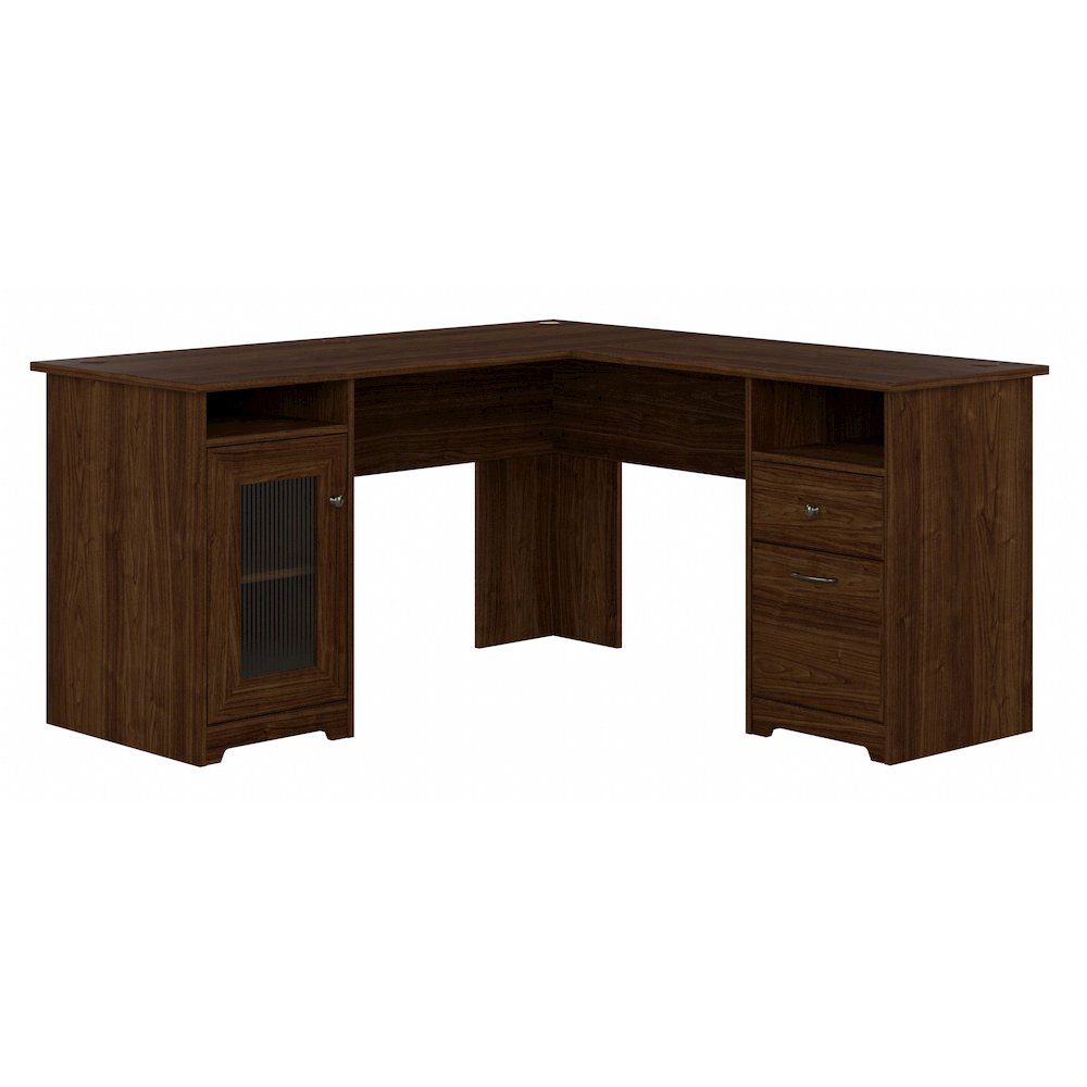 Cabot 60W L Shaped Computer Desk with Storage. Picture 1