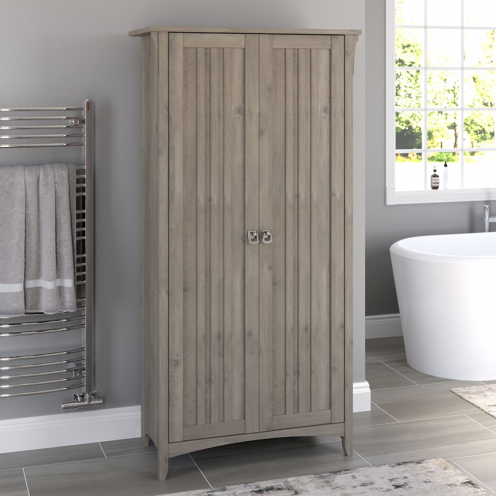 Salinas Bathroom Storage Cabinet with Doors. Picture 2