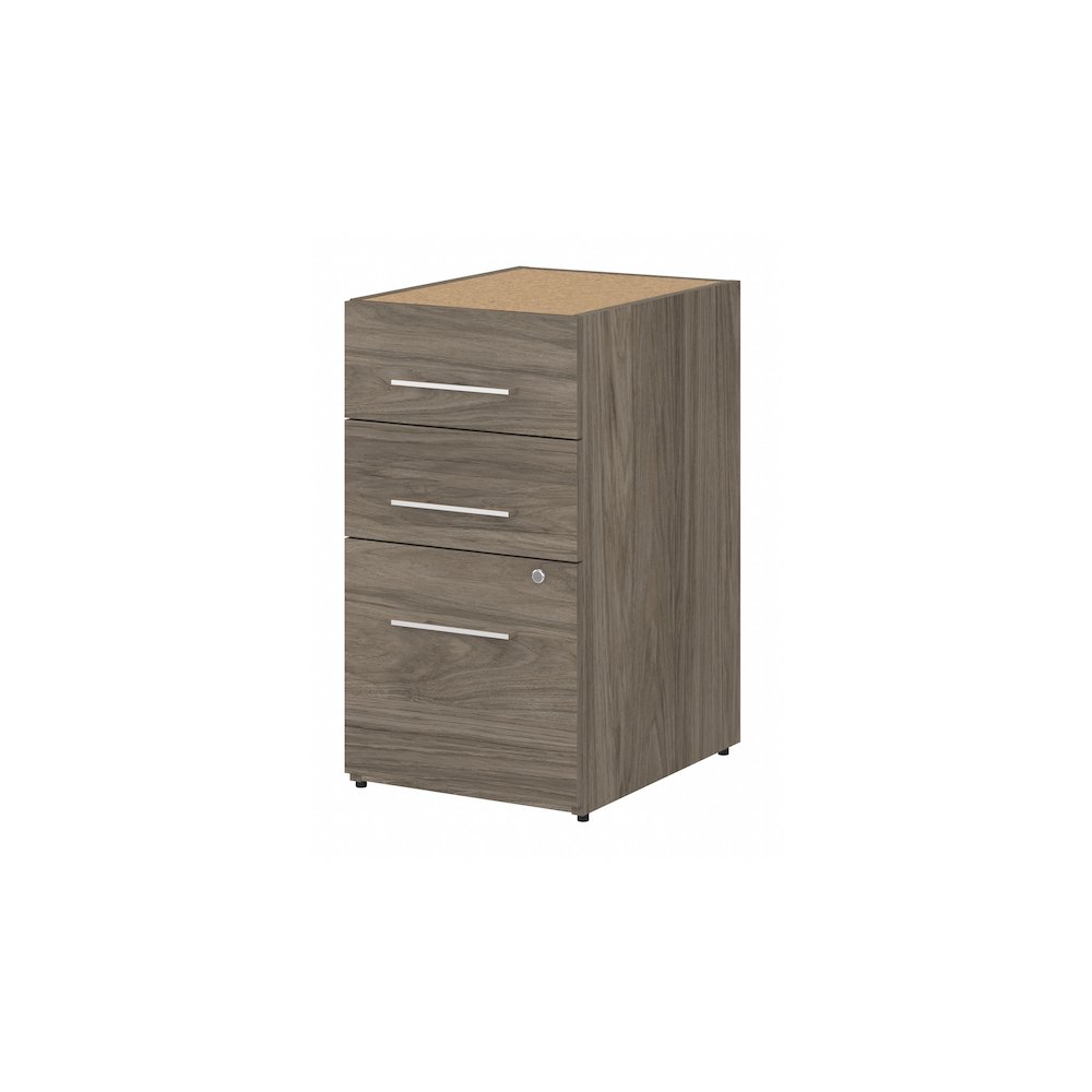 Office 500 16W 3 Drawer File Cabinet - Assembled. Picture 1
