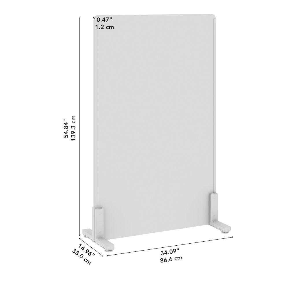 34W x 55H Freestanding Privacy Screen. Picture 6