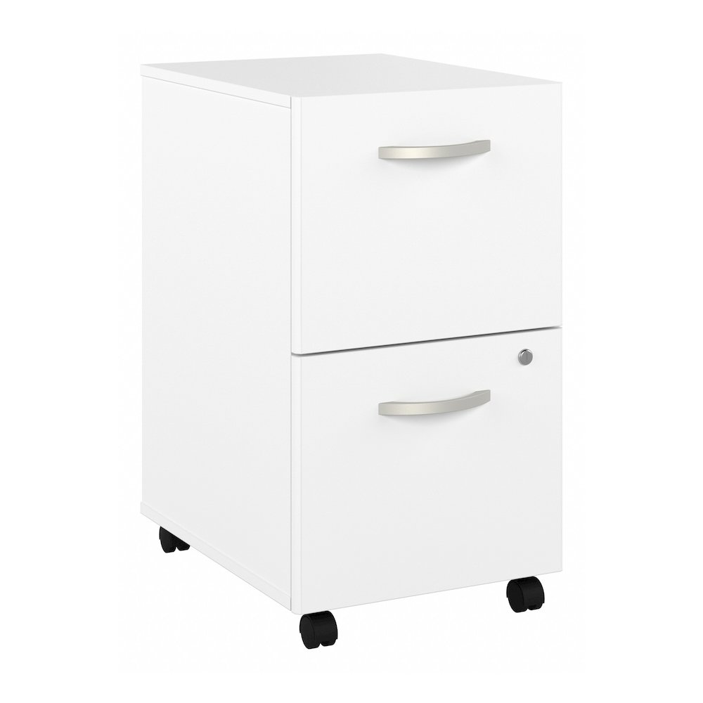 Hybrid 2 Drawer Mobile File Cabinet - Assembled. Picture 1
