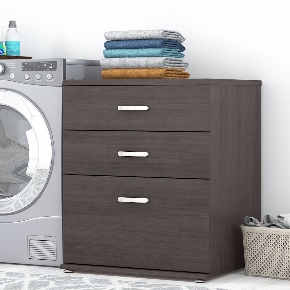 Universal Laundry Room Storage Cabinet with Drawers. Picture 2