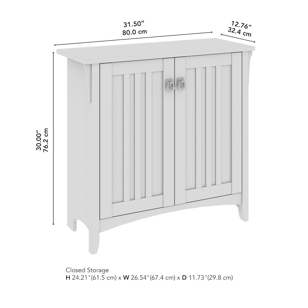 Salinas Small Storage Cabinet with Doors and Shelves. Picture 6