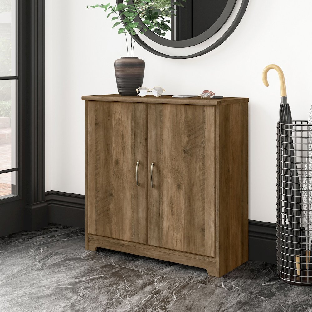 Cabot Small Entryway Cabinet with Doors. Picture 2