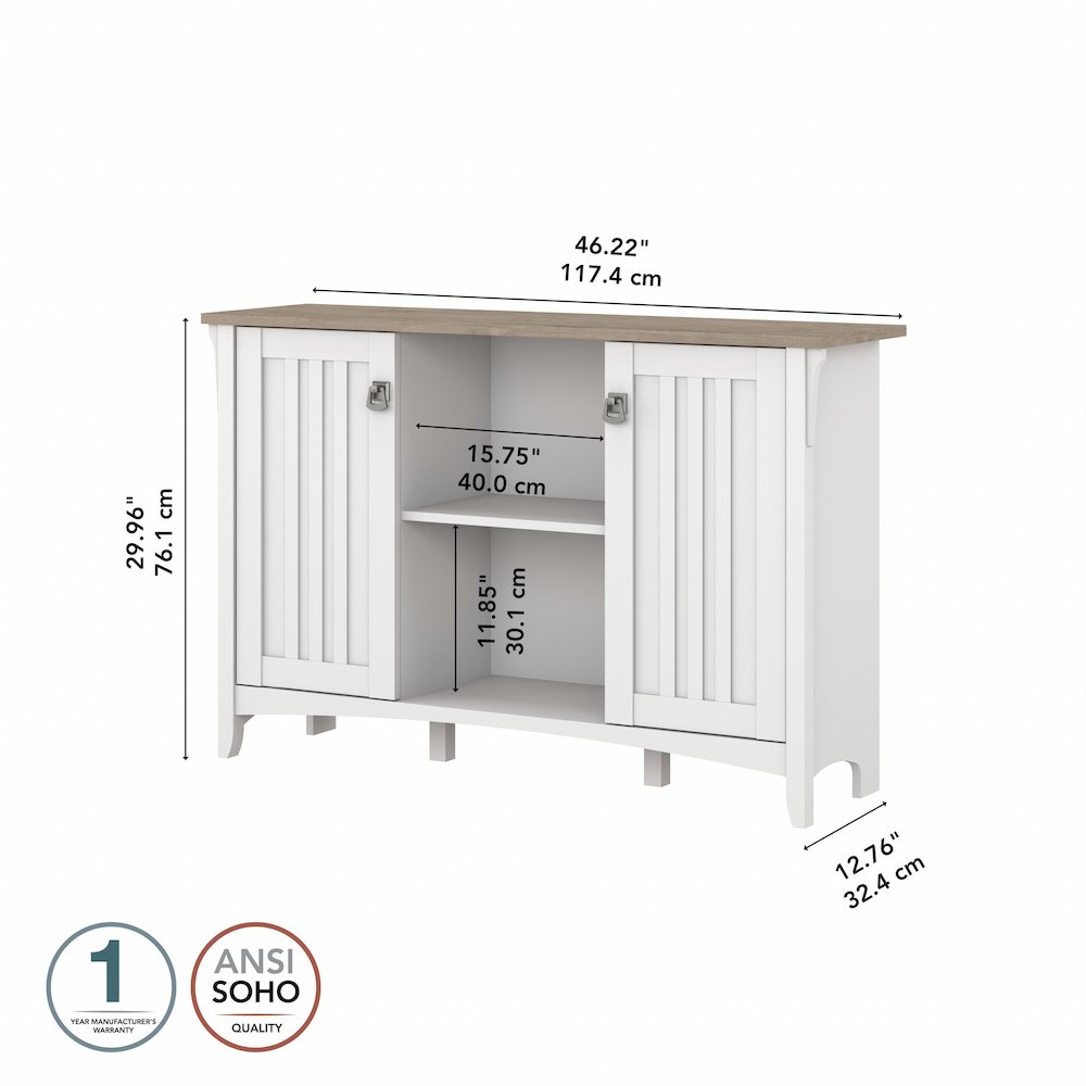 Salinas Accent Storage Cabinet with Doors. Picture 7