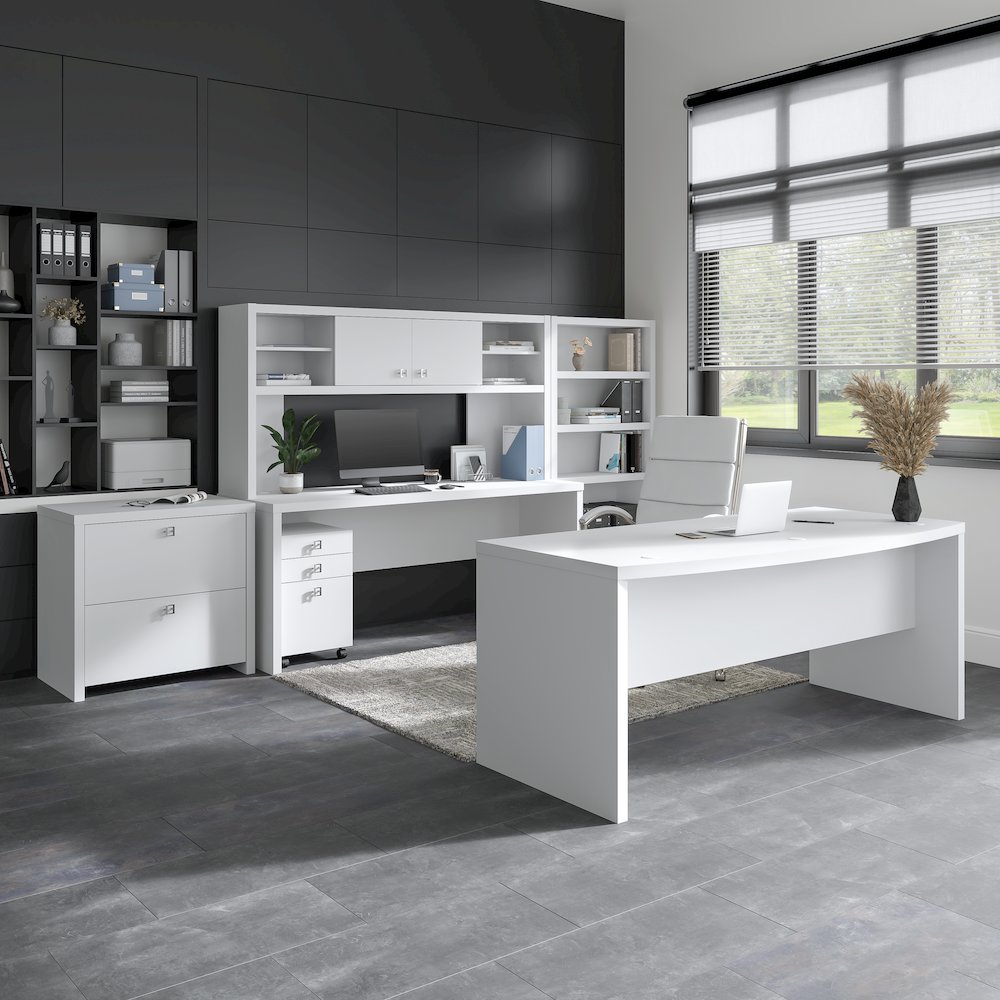 Echo L Shaped Desk. Picture 3