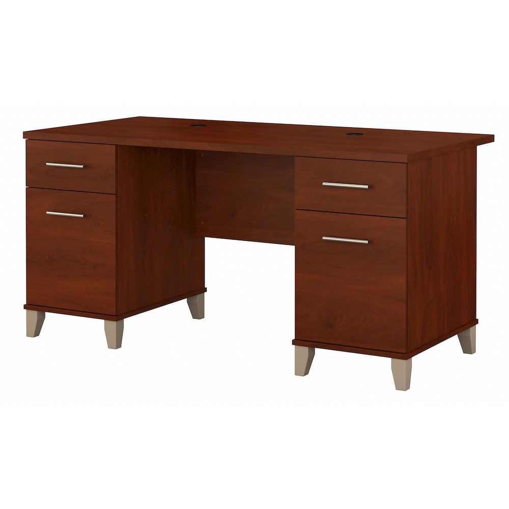 Somerset 60W Office Desk with Drawers. Picture 1