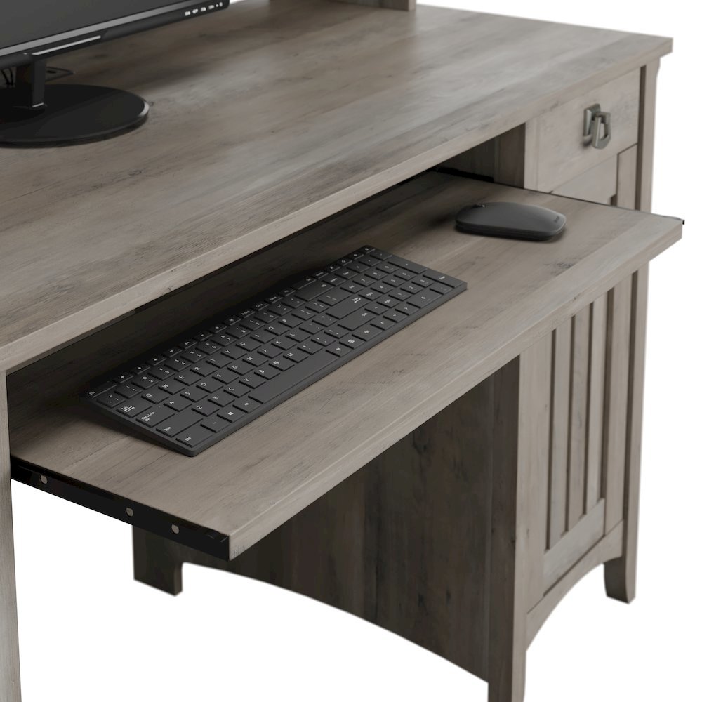 Salinas Small Computer Desk with Hutch. Picture 3