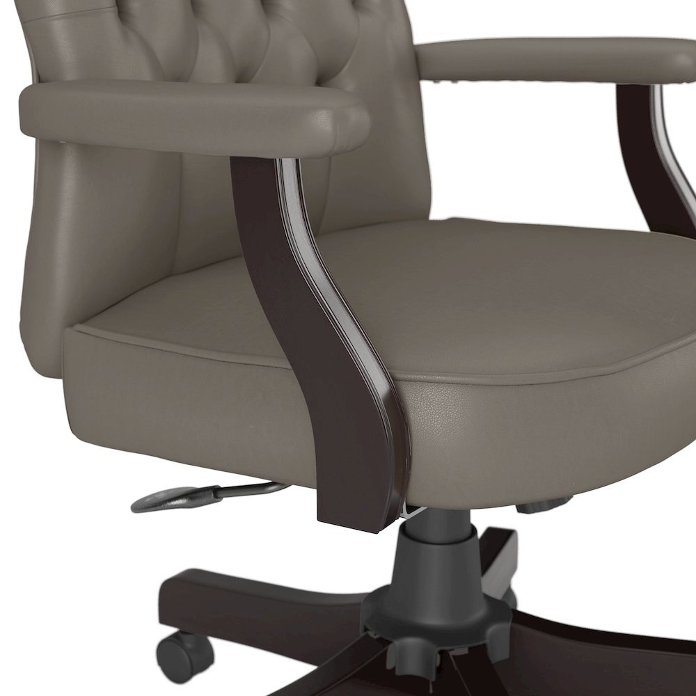 Arden Lane High Back Tufted Office Chair with Arms. Picture 4