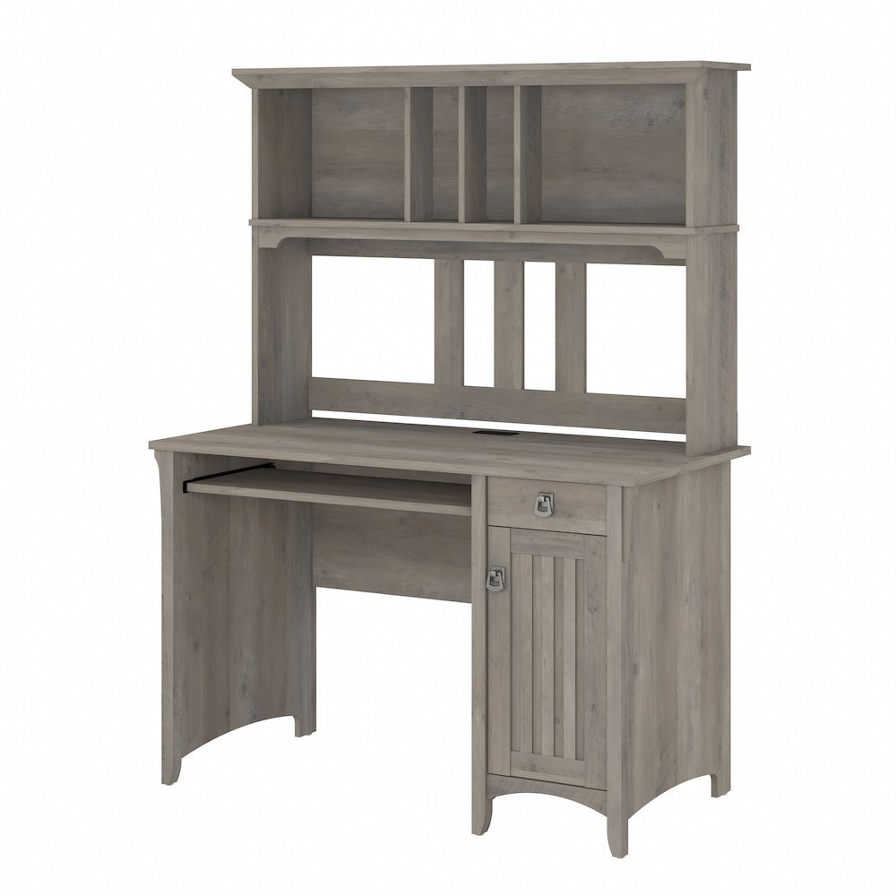 Salinas Small Computer Desk with Hutch. Picture 1