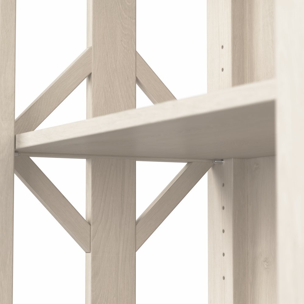 Homestead 4 Shelf Farmhouse Bookcase. Picture 4