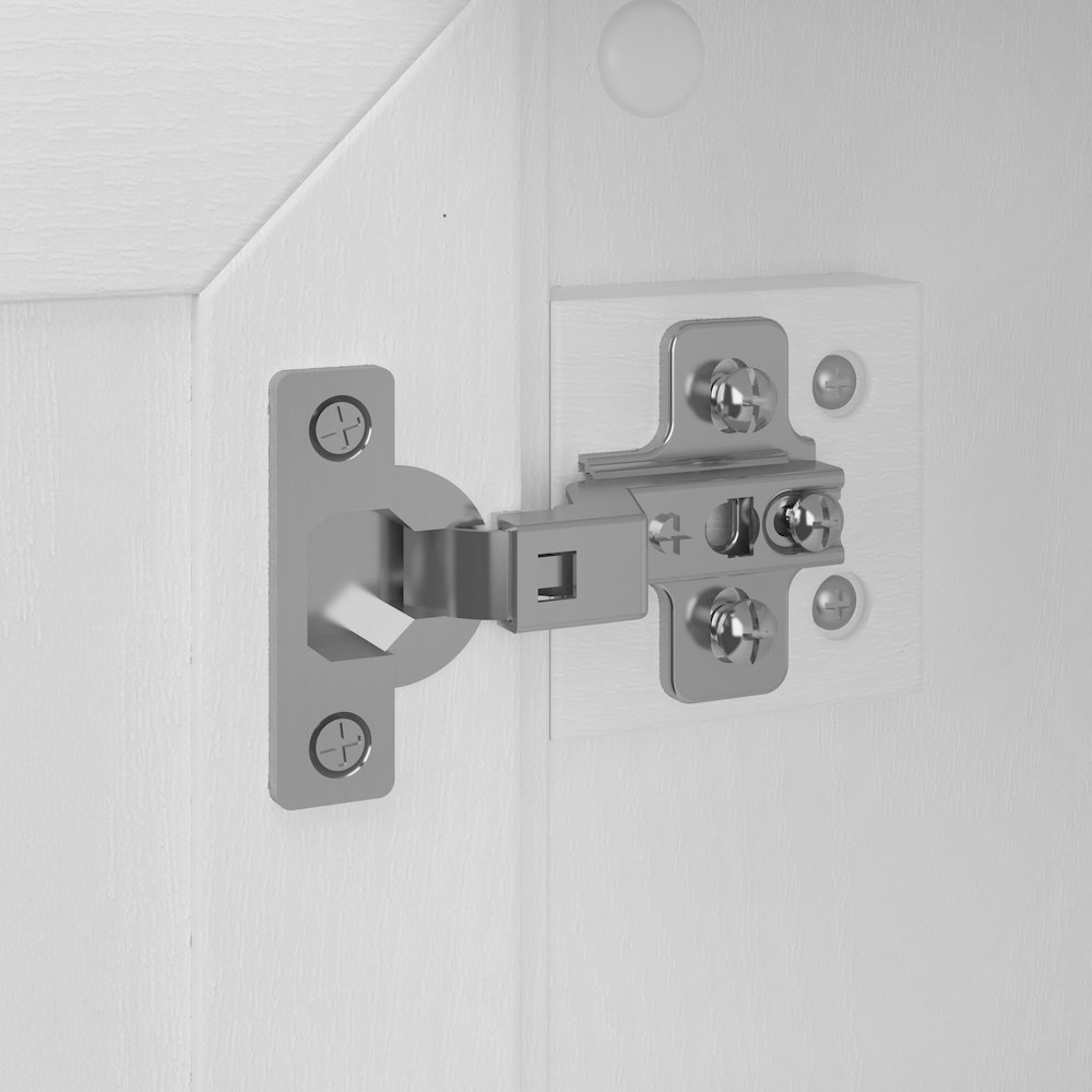 Key West Bathroom Wall Cabinet with Doors. Picture 5