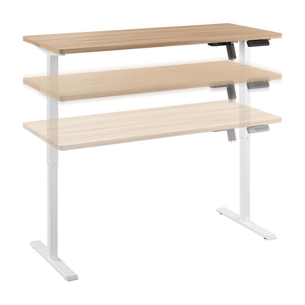 Energize 55W x 24D Electric Height Adjustable Standing Desk. Picture 1