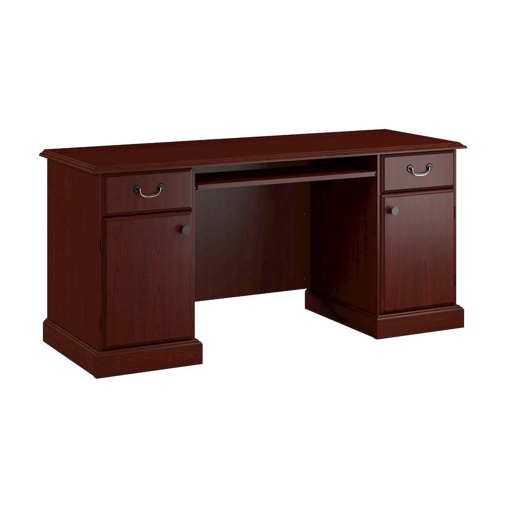 Arlington Computer Desk with Storage and Keyboard Tray. Picture 1