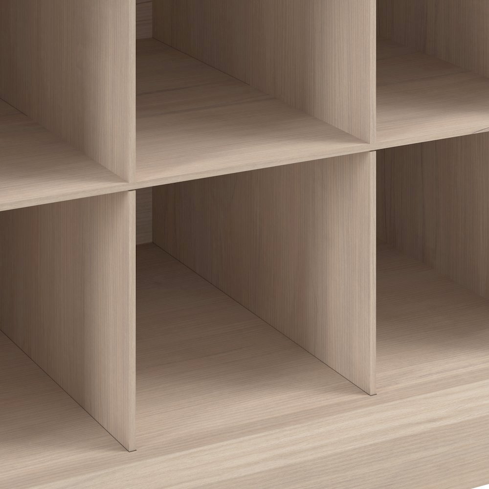 Woodland 40W Hall Tree and Shoe Storage Bench with Shelves. Picture 3