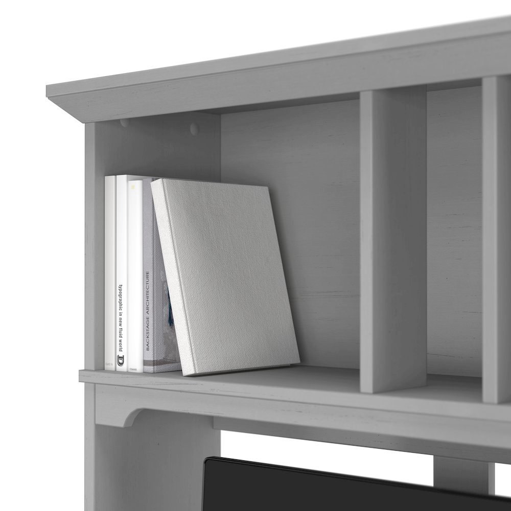 Salinas 60W L Shaped Desk with Hutch. Picture 4
