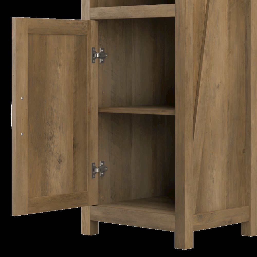 Knoxville 60W L Shaped Desk with Drawer and Storage Cabinet. Picture 3