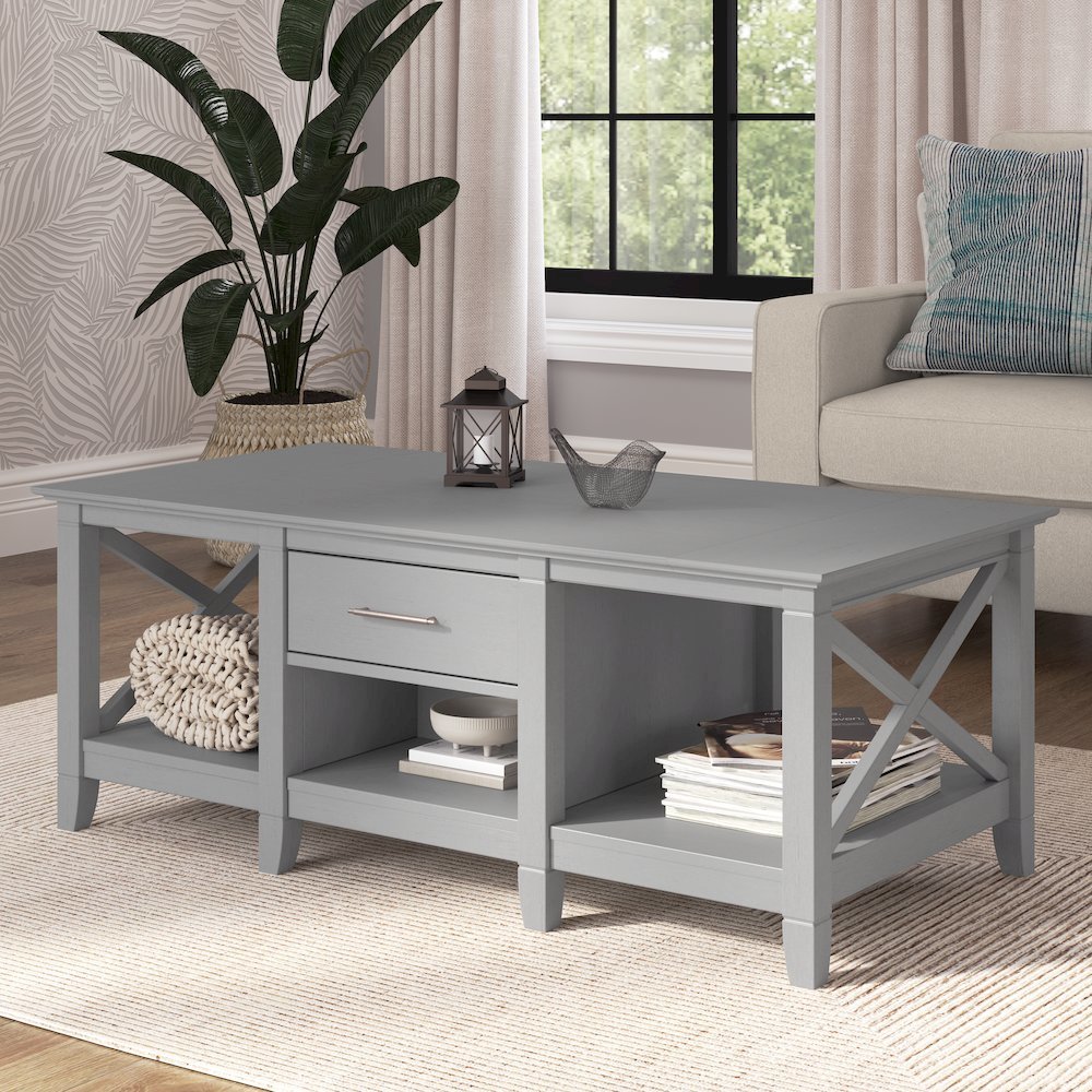 Key West Coffee Table with Storage. Picture 2