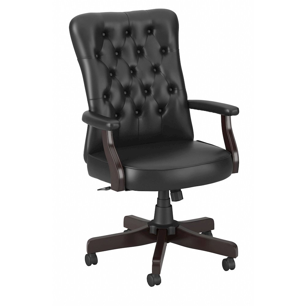 Fairview High Back Tufted Office Chair with Arms. Picture 1