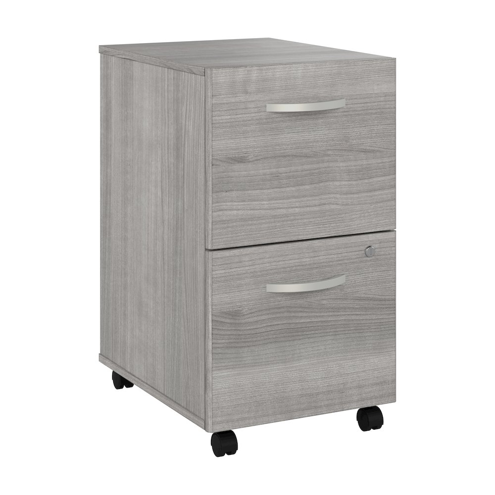 Hybrid 2 Drawer Mobile File Cabinet - Assembled. Picture 1
