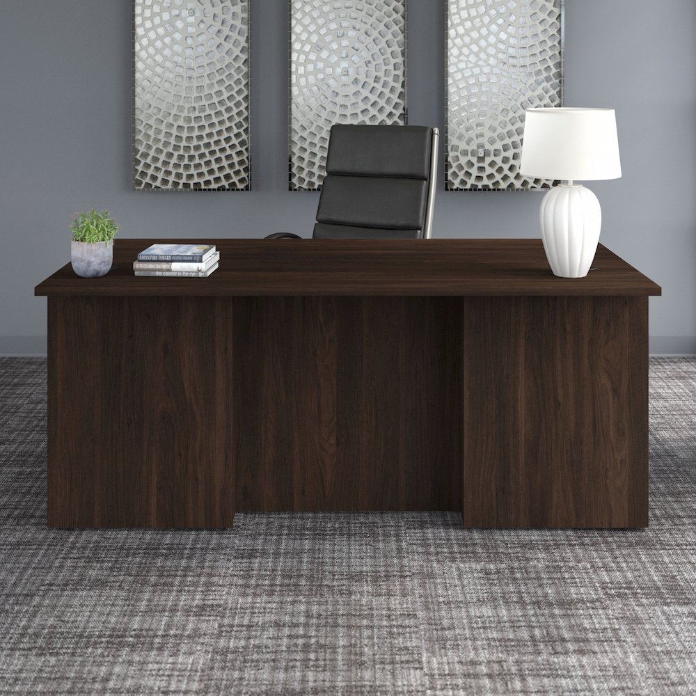 Office 500 72W x 36D Executive Desk. Picture 2