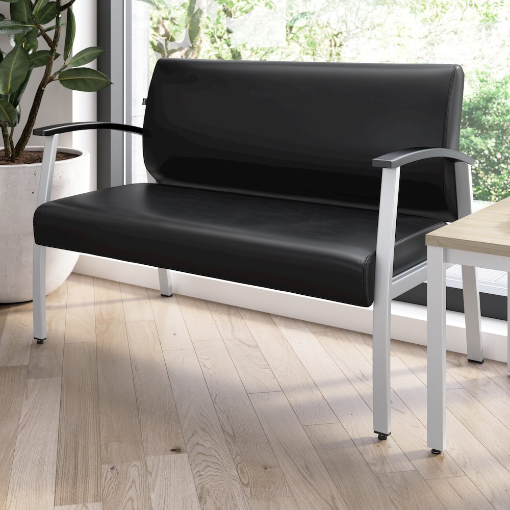 Arrive Waiting Room Loveseat with Arms. Picture 2