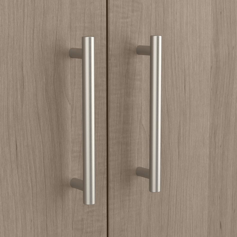 Bush Furniture Somerset Tall Kitchen Pantry Cabinet with Doors and Drawer, Ash Gray. Picture 18