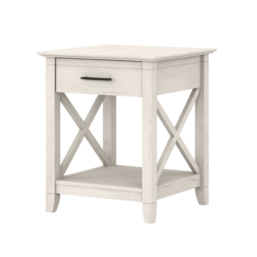 Key West End Table with Storage. Picture 1