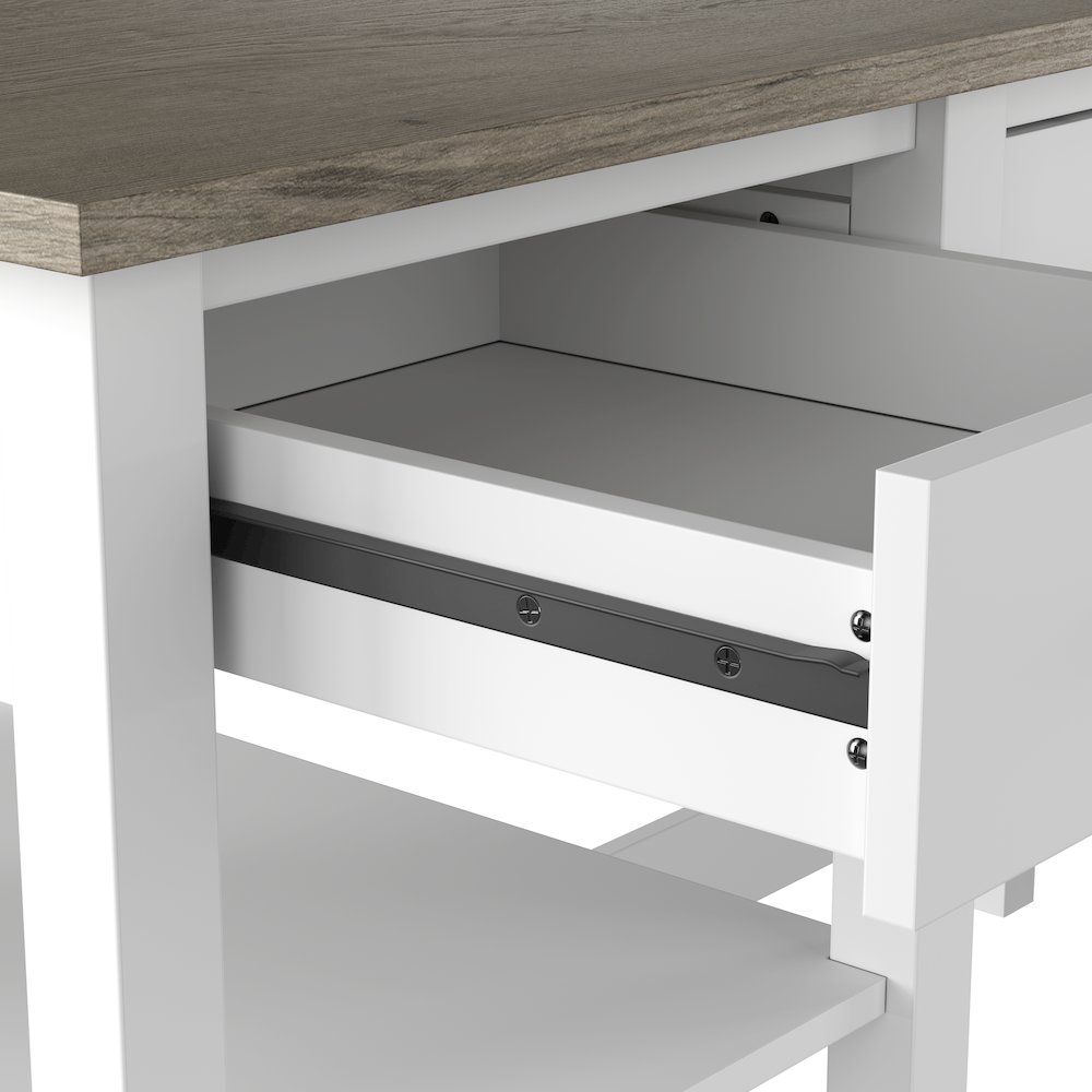 Mayfield 54W Computer Desk with Shelves. Picture 3