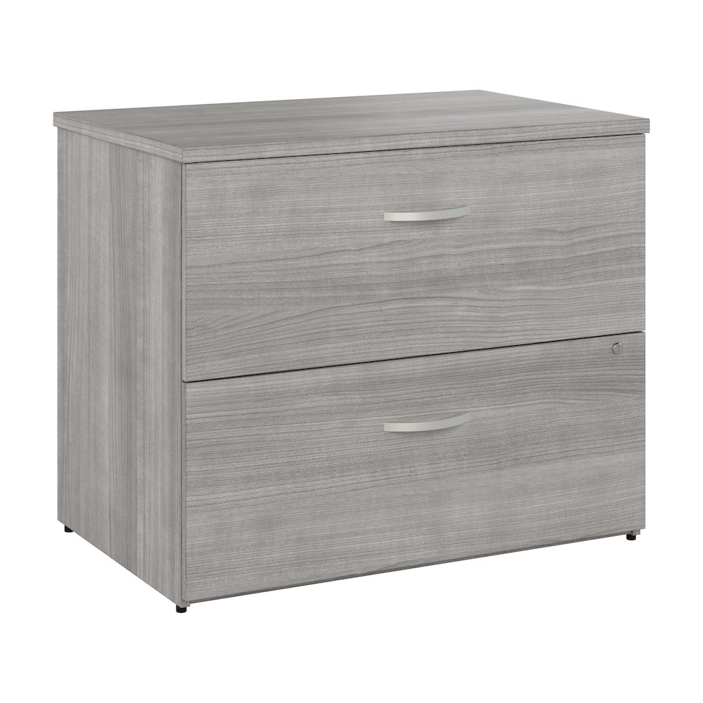 Hybrid 2 Drawer Lateral File Cabinet - Assembled. Picture 1
