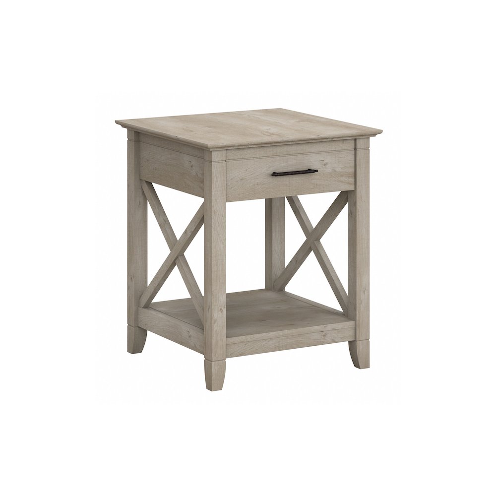 Key West End Table with Storage. Picture 1