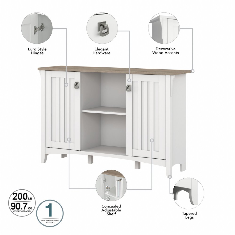 Salinas Accent Storage Cabinet with Doors. Picture 6
